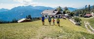 Hiking in the nature parc Monte Corno