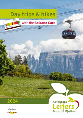 Cover Day trips and hikes with the Bolzano Card